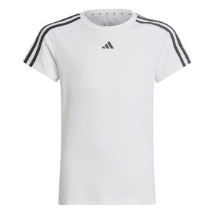 Adidas 3-Stripes T-shirt Filles - Blanc, Noir, Taille 170