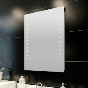 Image de VidaXL Miroir de salle de bain avec lumières LED 60 x 80 cm (L x H)