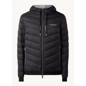 Armani Exchange Doudoune à capuche basique « ultra light » Noir - Taille M