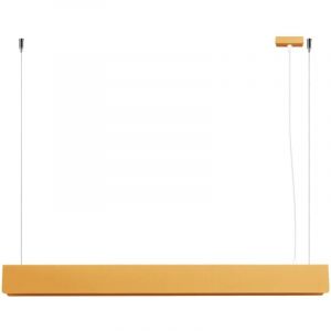 SOLLUX lighting - Suspension Luminaire SPARK - Luminaire Décoratif - Lampe LED - Faible Consommation Énergétique - G13, 1x 8,5W, 850lm, 3000K, ~230V, 50Hz, IP20 - Or - 100x8x120cm