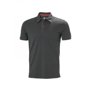 Helly Hansen Polo kensington tech s gris 100 - 200 g t-shirt polyamide anthracite 0 1 pièce(s) polo manches courtes kensington tech anthracite ts