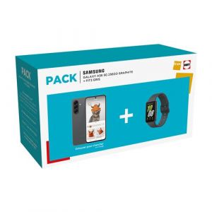 Samsung Pack Galaxy A56 6,7" 5G Nano SIM 256 Go Graphite + Fit3 Gris