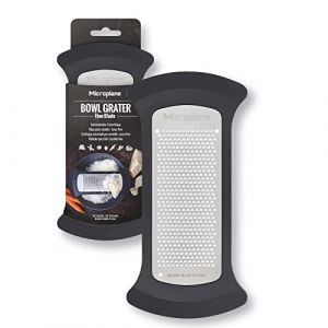 Microplane R&acirc;pe fine pour bol - Noir et gris - Edelstahl - Modern