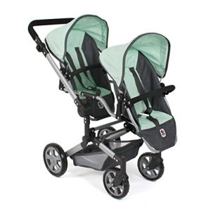 Bayer Chic 2000 Poussette de poupée Linus Duo Melange anthracite-mint