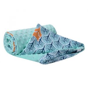 Medi Partners Couverture Bébés 100% Coton 75x100cm pour Enfant Minky Multifonctionnel Bilatéral Doux et Melleux pour Landaus