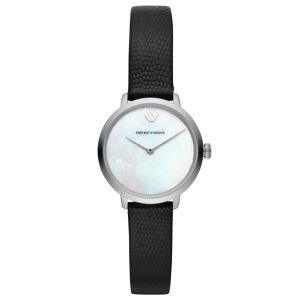 Image de Emporio Armani Montre Armani Montre en Cuir Noir Femme multicolor - Taille Unique