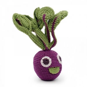 Image de Betty la Betterave - hochet en coton bio - Myum