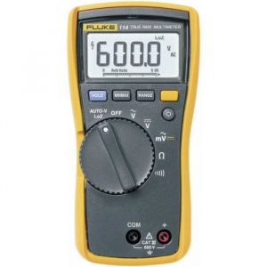 Fluke 114 Multimètre étalonné (iso) numérique cat iii 600 v Affichage (nombre de points): 6000 R083552
