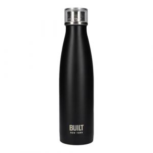 Built NY Perfect Seal Bouteille d'Eau avec Double-Paroi Isotherme sous Vide en Acier Inoxydable, 480 ml