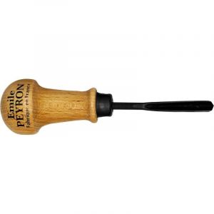 Gouge de sculpteur en V 8 mm - Manche bois - EMILE PEYRON - 116V