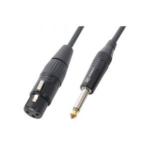 Power Dynamics Cordon Xlr Femelle / Jack 635 Mono 12 M