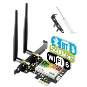 Carte WiFi - Ubit - AX210N - 5400 Mbps - Bluetooth 5.2 - MU-MIMO - OFDMA 160MHz