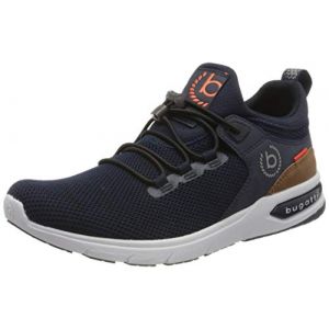 Bugatti 342658606900, Baskets Enfiler Homme, Bleu, 44 EU