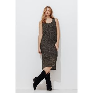PROMOD Robe Robe en maille irisée - Couleur EU XXL,EU XS - Taille Noir