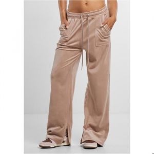 Urban classics Pantalon de jogging en velours femme
