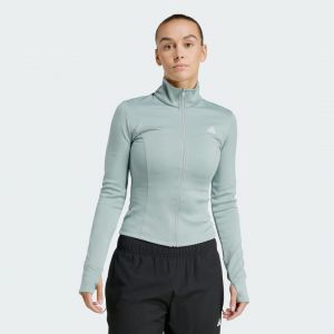 Adidas Veste Optime Essentials verte femme - XL