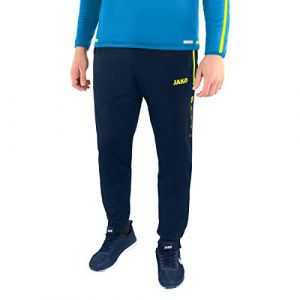 Jako Pantalons Pour Enfants Polyester Competition 2.0 13-14 Years bleu marine/jaune fluo