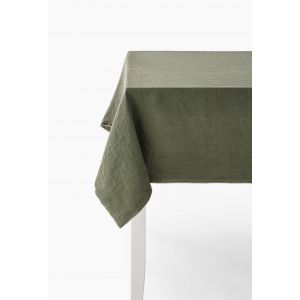 Monoprix Maison Nappe avec finition bourdon, 170x250cm, 100%lin, OEKOTEX