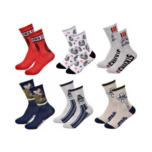Chaussettes Pack Garçon Disney Star Wars Pack De 6 Paires 7247