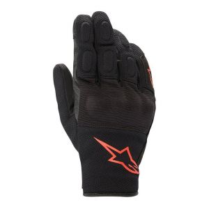 Alpinestars Gants S Max Drystar - Black / Red Fluo - Taille XXL