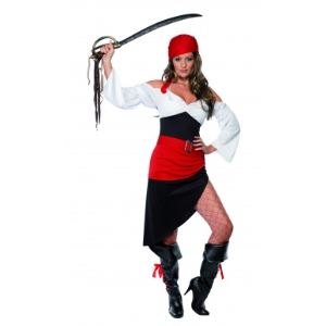 Déguisement pirate femme avec bandana (taille L)