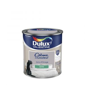 Dulux Valentine Peinture Crème De Couleur Satin Gris d'Orage 0.5 L