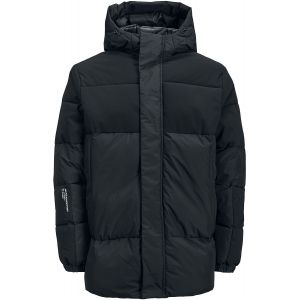 Jack & Jones Veste d'hiver de - Force Puffer - S à XL - pour Homme - noir