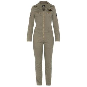 Schott NYC TRJUMP21W Combinaison, Light Kaki, XL Femme