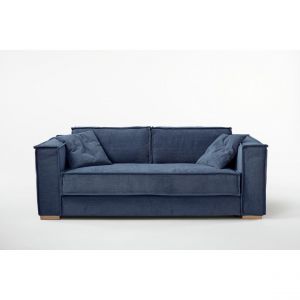Canapé convertible express Bleu Nuit 3 places ISABELLA
