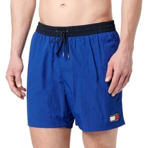 Tommy Hilfiger Slip de Bain Homme Medium Drawstring avec Cordon de Serrage, Bleu (Wedge Blue), S