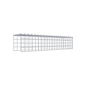 Gabion sur toile type 4 100 cm x 20 cm x 20 cm (L x H x P), maille 5 cm x 5 cm, spirale