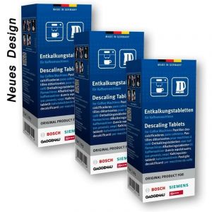 Bosch Lot de 3 packs de 6 tablettes anti-calcaire pour machine &agrave; caf&eacute; et bouilloire