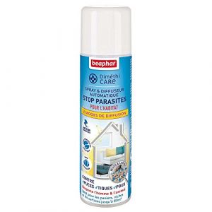 Beaphar Dimethicare Spray et Diffuseur Stop Parasites Pour L'Habitat 250ml