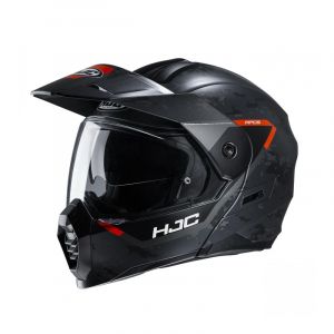 HJC Casque modulable C80 Bult MC7SF gris/noir/rouge- XS