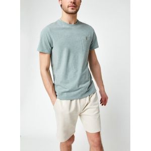 Faguo T-shirt col rond coton OLONNE Vert