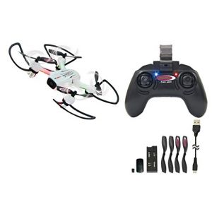 Jamara Quadrocoptère WideAngle Altitude HD 2.4 GHz 20 cm blanc