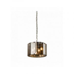 Endon Suspension Clooney, verre, 4 ampoules