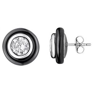 Ceranity 42/0022 N - Boucles d'oreilles pour femme en céramique