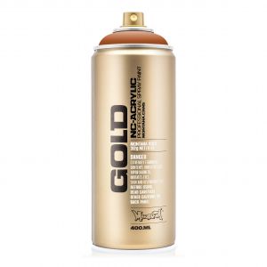 Montana Bombe de peinture Acrylique GOLD 400 ml - Shock Brown Light S8000