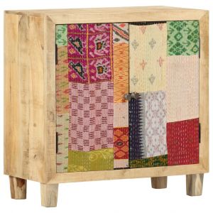 Image de VidaXL Buffet Patchwork 70 x 35 x 75 cm Bois de manguier massif