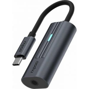 Image de Rapoo Adaptateur Audio USB-C vers 3,5 mm, Compatible avec Samsung S20/S20+/20 Ultra, Pixel 4/4XL, et Plus Encore