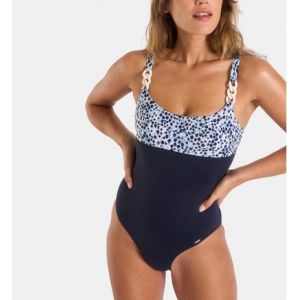 Livia Maillot 1 Piece Hinoki Bleu - Couleur Bleu - Taille M