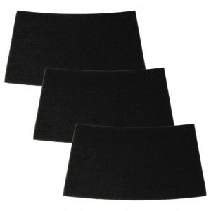 Vhbw 3x filtre compatible avec Rowenta RB60, RB70, RB60A, Bully, RB829, RB50, RB7991, RB720, RB820, RB800 aspirateur - Filtre en mousse