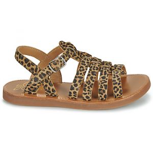 Pom d'Api Sandales enfant PLAGETTE STRAP Marron - Taille 24,25,26,27