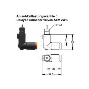 Condor Soupape de décharge de démarrage AEV 2WS