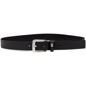 Tommy Hilfiger Tommy Jeans Ceinture Femme Heritage 3.0 cm Cuir, Noir (Black), 85 cm