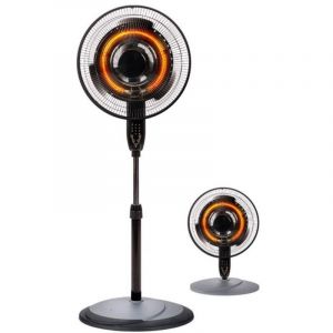 DCG Eltronic VESA05 appareil de chauffage Int&eacute;rieure Noir, Gris 2000 W Chauffage de ventilateur &eacute;lectrique