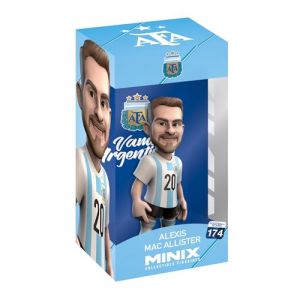 Minix Football Stars #174 - AFA Argentine - Alexis Mac Allister 20 - Figurine à Collectionner 12 cm