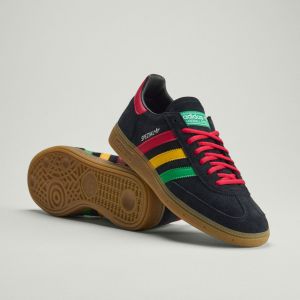 Adidas Jama&iuml;que Spezial IN - Noir/Ruby pur/Jaune - Terrain futsal (IC), pointure 42 - ['Noir'] - Taille 42