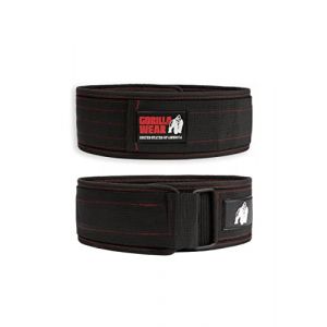Gorilla wear Ceinture en Nylon Lombaire pour la Musculation - 4 inch